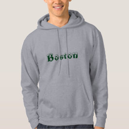 "Boston", schneegrün - Hoodies & Sweatshirt