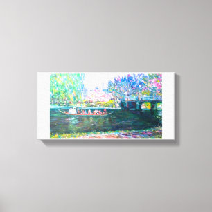 Boston-Schwan-Boots-Malerei Leinwanddruck