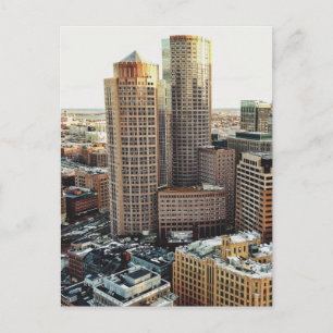 Boston-Sicht Postkarte
