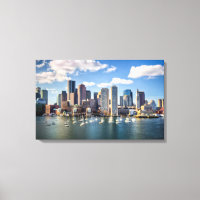 Boston skyline from waterfront