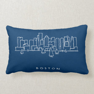 Boston-Skyline Lendenkissen