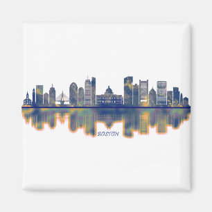 Boston Skyline Magnet