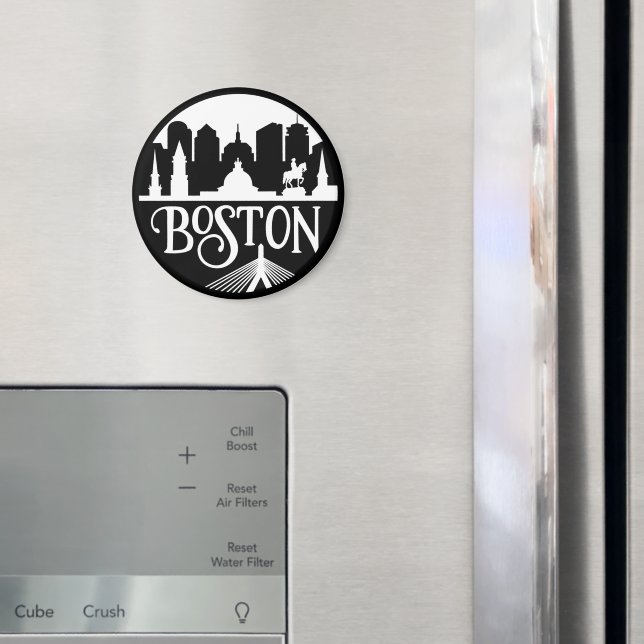 Boston Skyline Magnet (In Situ (Kühlschrank))