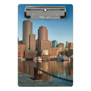 Boston-Skyline Mini Klemmbrett
