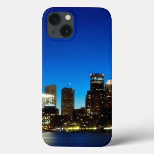 Boston-Skyline mit Mond Case-Mate iPhone Hülle