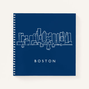 Boston Skyline Notizbuch