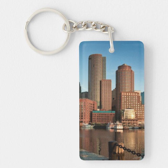 Boston-Skyline Schlüsselanhänger (Vorderseite)