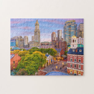 Boston Skyline Stadt Gebäude Reise Geschenk Puzzle