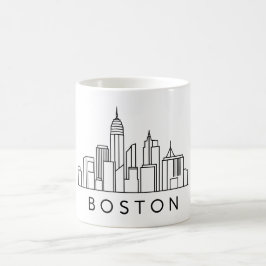 Boston Skyline - Stadtbild Kaffeetasse