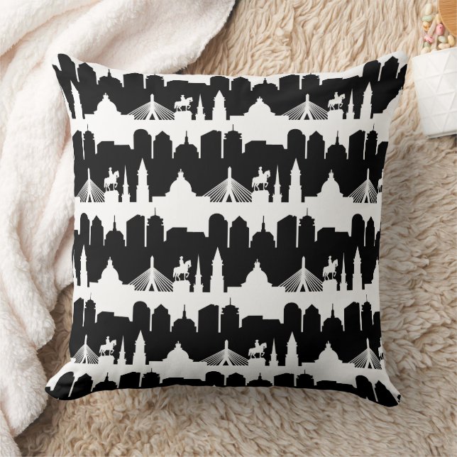 Boston Skyline Stripe Kissen (Decke)