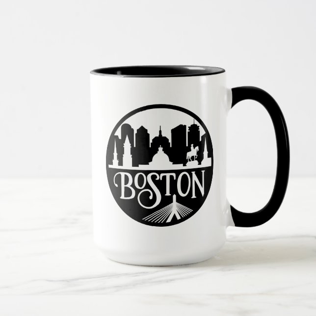 Boston Skyline Tasse (Rechts)
