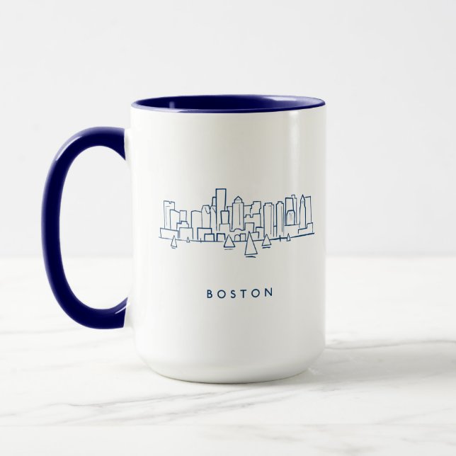 Boston-Skyline Tasse (Links)