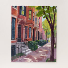 Boston Sommer | Massachusetts Brownstones Puzzle