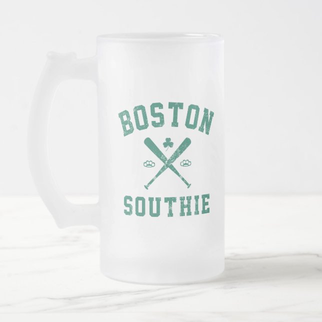 Boston Southie Mattglas Bierglas (Links)