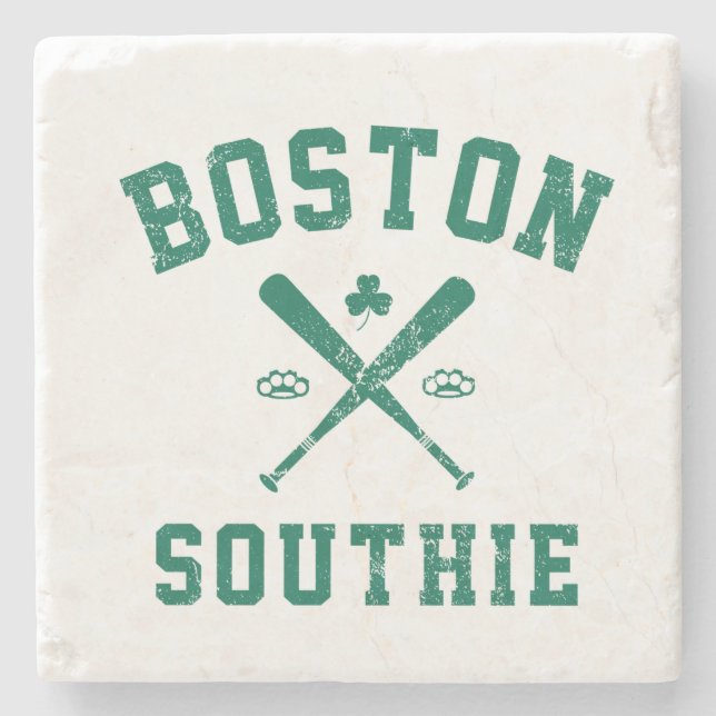 Boston Southie Steinuntersetzer (Vorderseite)