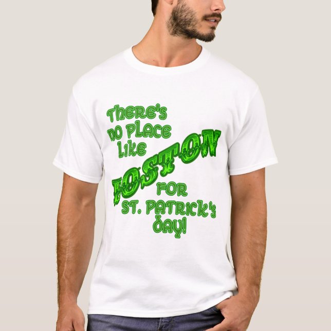 BOSTON St. Patricks Day T-Shirt (Vorderseite)