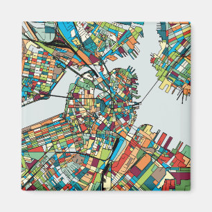 Boston-Stadt USA Magnet