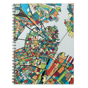 Boston-Stadt USA Notizblock