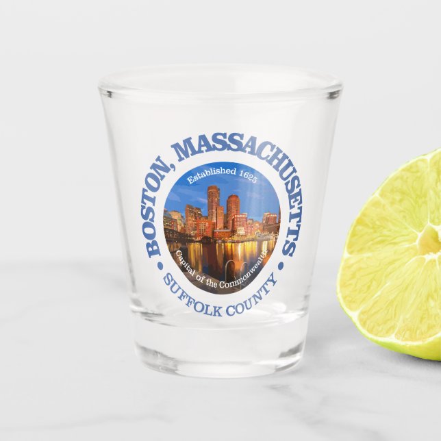 Boston (Städte) Schnapsglas (Vorderseite)