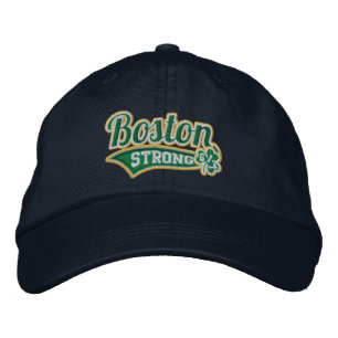 Boston starkes Ballpark-Kleeblatt gestickte Kappe