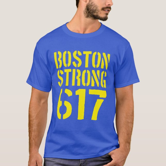 Boston Strong 617 T-Shirt (Vorderseite)