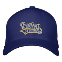 Boston Strong Ballpark Kleeblatt bestickt Cap