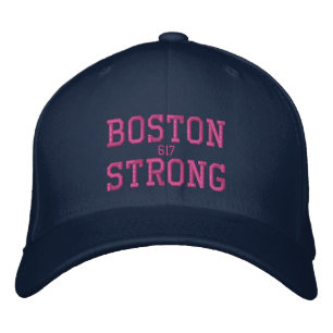 Boston Strong Bestickte Baseballkappe