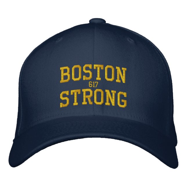 Boston Strong Bestickte Kappe (Vorderseite)