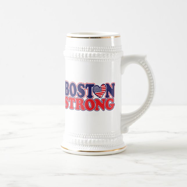 Boston Strong Bierglas (Rechts)