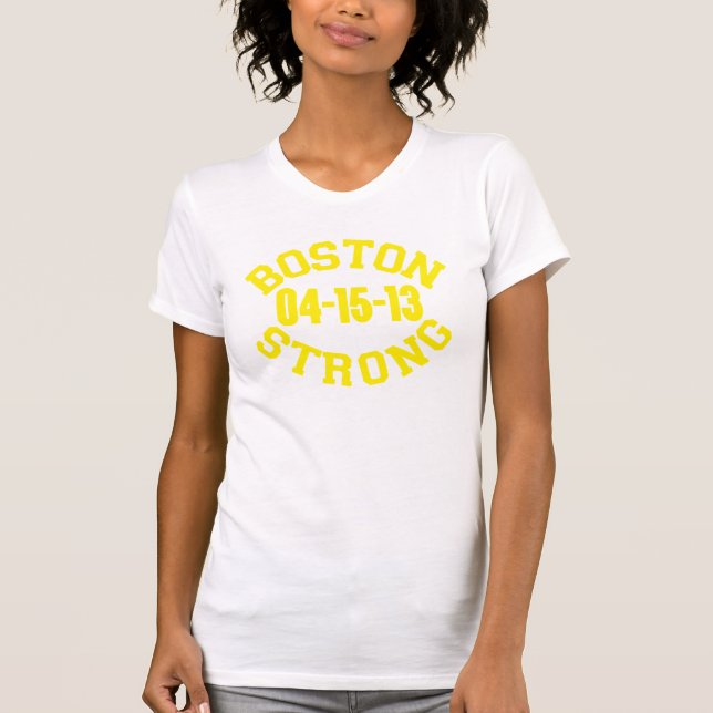 Boston Strong Erinnerungen T-Shirt (Vorderseite)