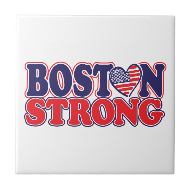 Boston Strong Fliese (Vorderseite)