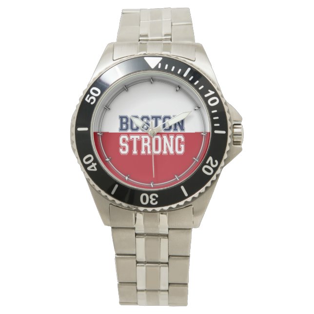 Boston STRONG Graphic Armbanduhr (Vorderseite)