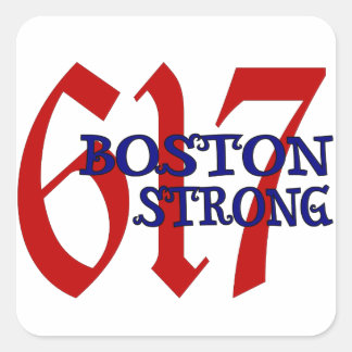 Boston Strong Quadratischer Aufkleber