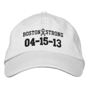 Boston Strong Ribbon 04-15-13 Embroidery Cap Bestickte Kappe