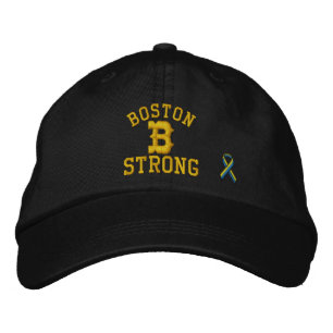 Boston Strong Ribbon Edition Bestickte Baseballkappe