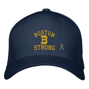Boston Strong Ribbon Edition Bestickte Baseballkappe