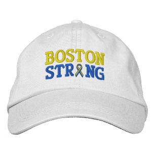 Boston Strong Ribbon Embroidery Cap Bestickte Kappe