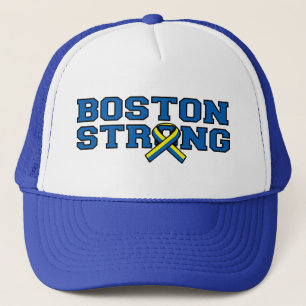 Boston Strong Ribbon Style Graphic Truckerkappe