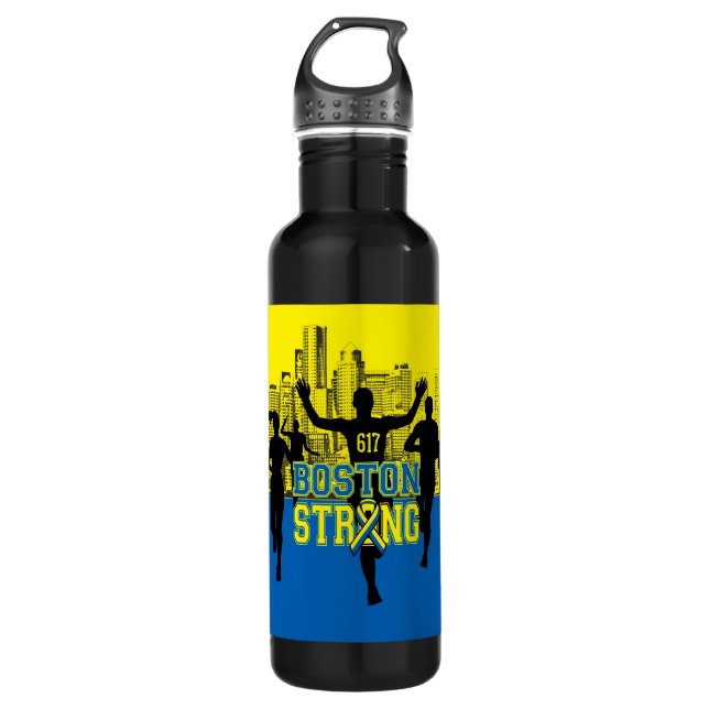 Boston Strong Spirit Edelstahlflasche (Vorderseite)