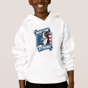 BOSTON STRONG TERRIER WAPPEN HOODIE