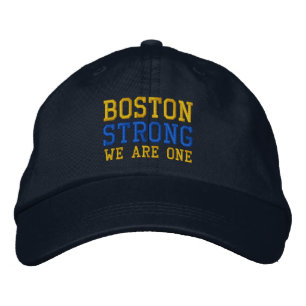 Boston Strong We Are One Embroidered Cap Bestickte Kappe