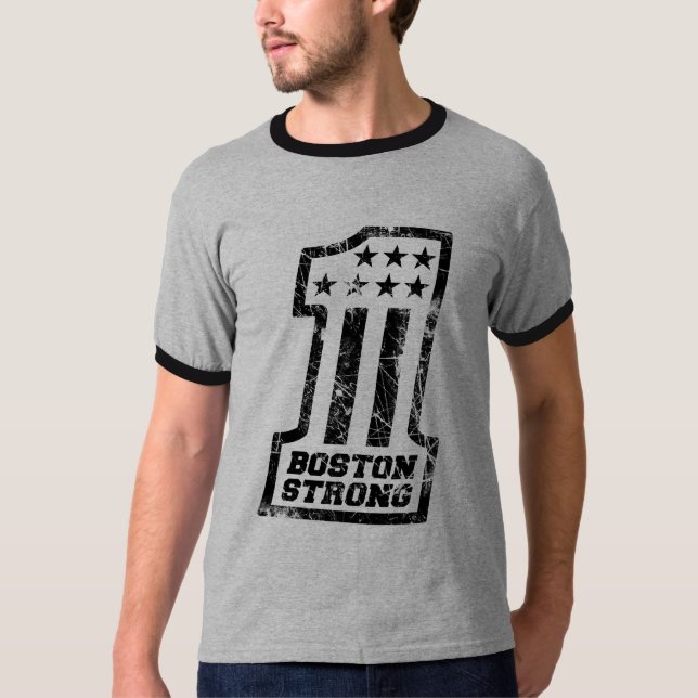 Boston Strong WE are ONE T-Shirt (Vorderseite)