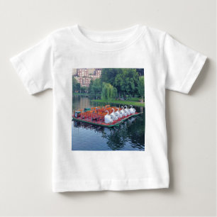 Boston Swan Boats Baby T-shirt