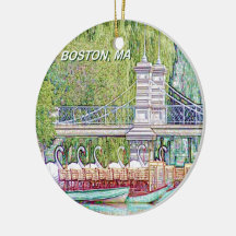 Boston Swan Boote in Bleistift- und Tintenfilter