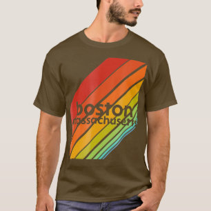 Boston T Retro Style Massachusetts 70er 80er Tee