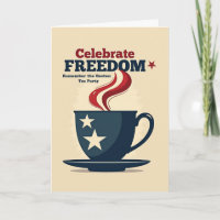 Boston Tea Party Day Patriotic Freedom with Stars