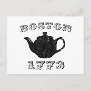 Boston Tea Party Postkarte