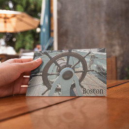 Boston Tea Party Ship Postcard Einladungspostkarte