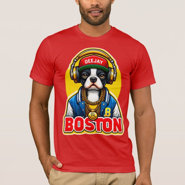 BOSTON TERRIER 9 T-Shirt (Vorderseite)