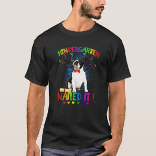 Boston Terrier Abschluss Class 22 Kindergarten T-Shirt